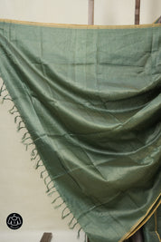 Green Multicolor Tussar Silk Saree - SRGMTSS1756