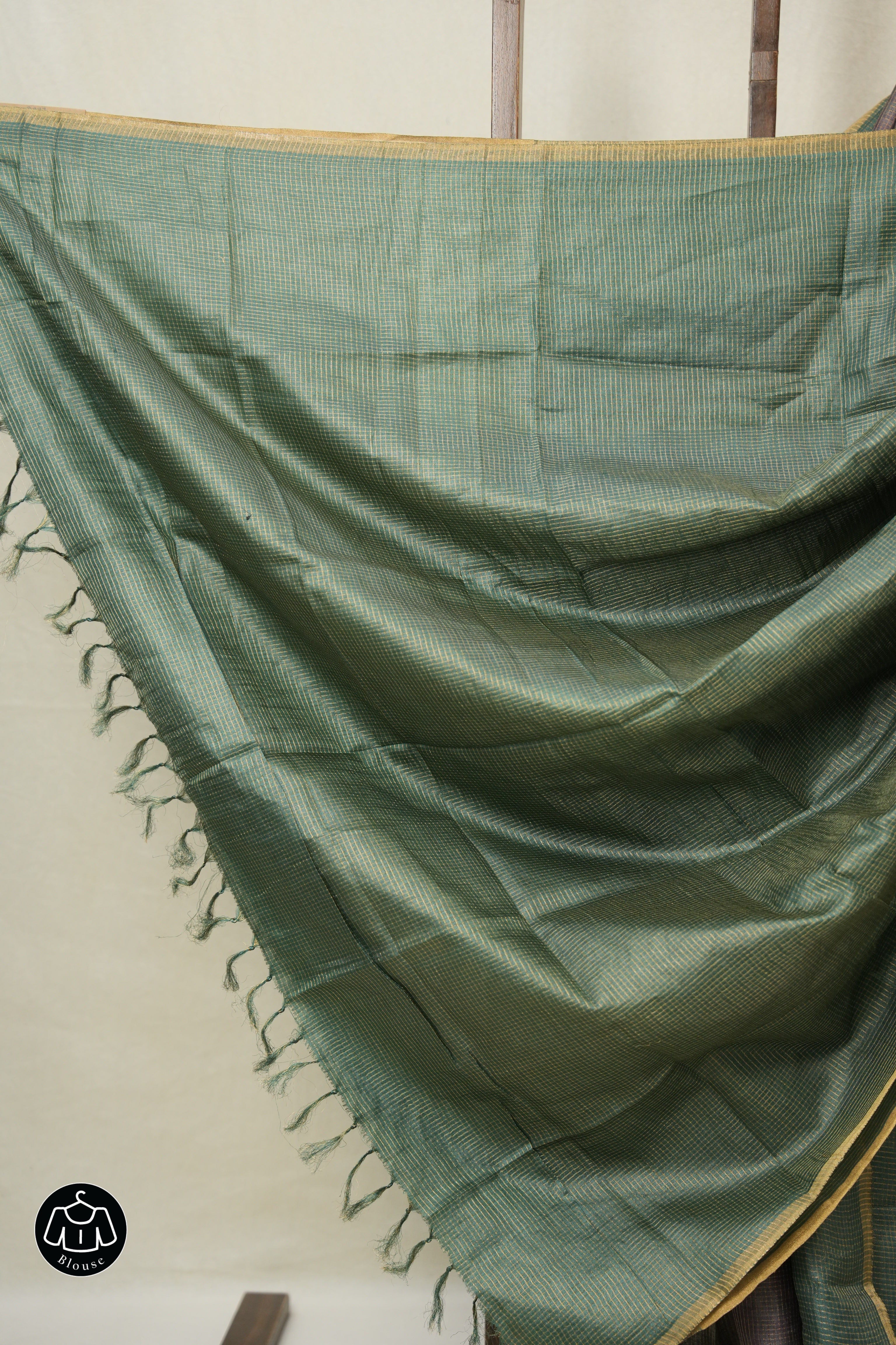 Green Multicolor Tussar Silk Saree - SRGMTSS1756