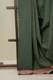 Green Cotton Ilkal Saree - SRGCIS979