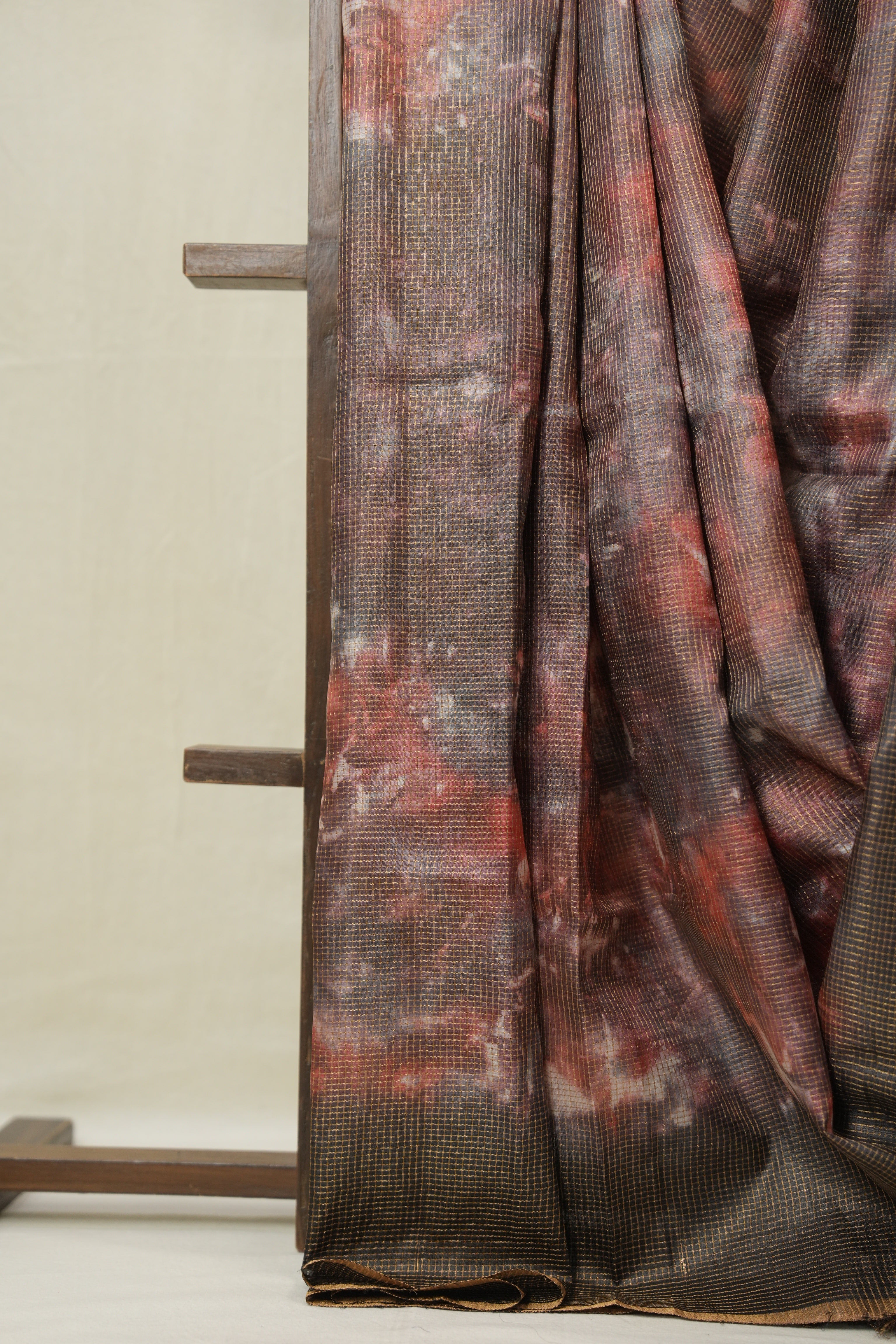 Multicolor Tussar Silk Saree - SRMTSS1755