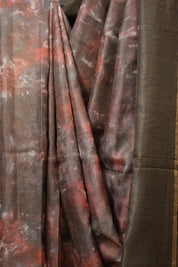 Multicolor Tussar Silk Saree - SRMTSS1755
