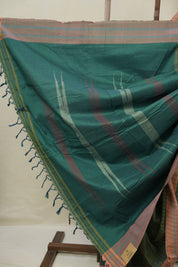 Green Cotton Ilkal Saree - SRGCIS979