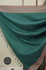 Green Cotton Ilkal Saree - SRGCIS979