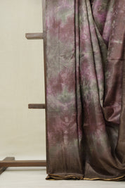 Brown Multicolor Tussar Silk Saree - SRBMTSS1758