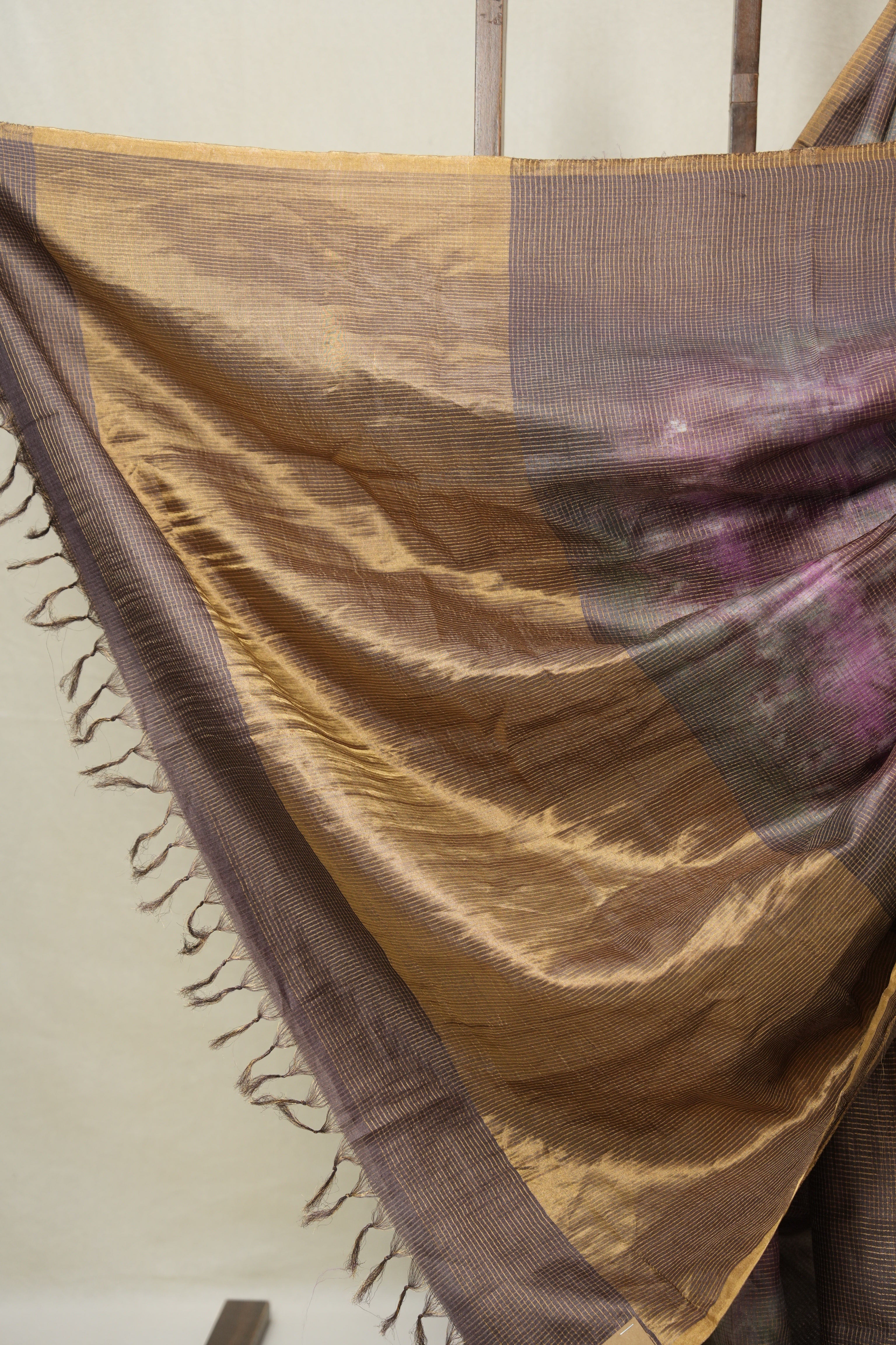 Brown Multicolor Tussar Silk Saree - SRBMTSS1758