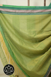 Light Green Cotton Ilkal Saree - SRLGCIS1024