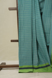 Sky Blue Cotton Ilkal Saree - SRSBCIS981