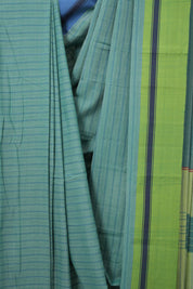 Sky Blue Cotton Ilkal Saree - SRSBCIS981