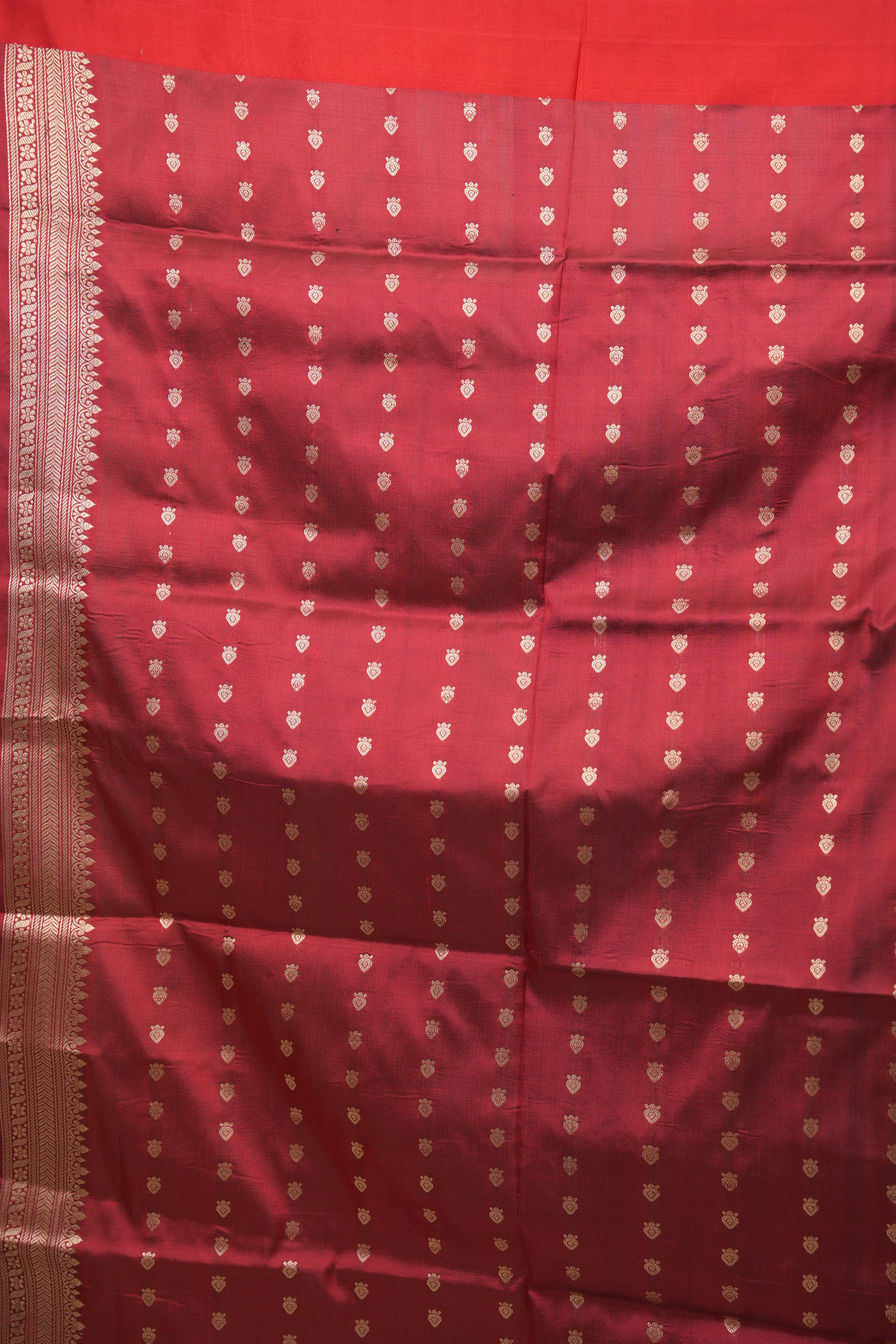 Black Banarasi Silk Saree - SRBBSS990
