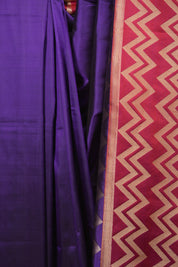 Purple Banarasi Silk Saree - SRPBSS986