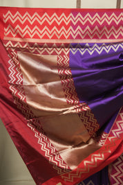 Purple Banarasi Silk Saree - SRPBSS986