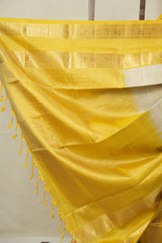 Ivory Soft Silk Saree - SRISSS431