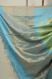 Blue Multicolor Tussar Silk Saree - SRBMTSS1762