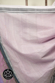 Baby Pink Cotton Ilkal Saree - SRBPCIS1018