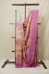 Pink Multicolor Tussar Silk Saree - SRPMTSS1761