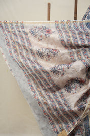 Off White HBP Cotton Silk Saree With Chanderi Border - SROWCSS1432