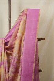 Pink Multicolor Tussar Silk Saree - SRPMTSS1761