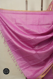 Pink Multicolor Tussar Silk Saree - SRPMTSS1761