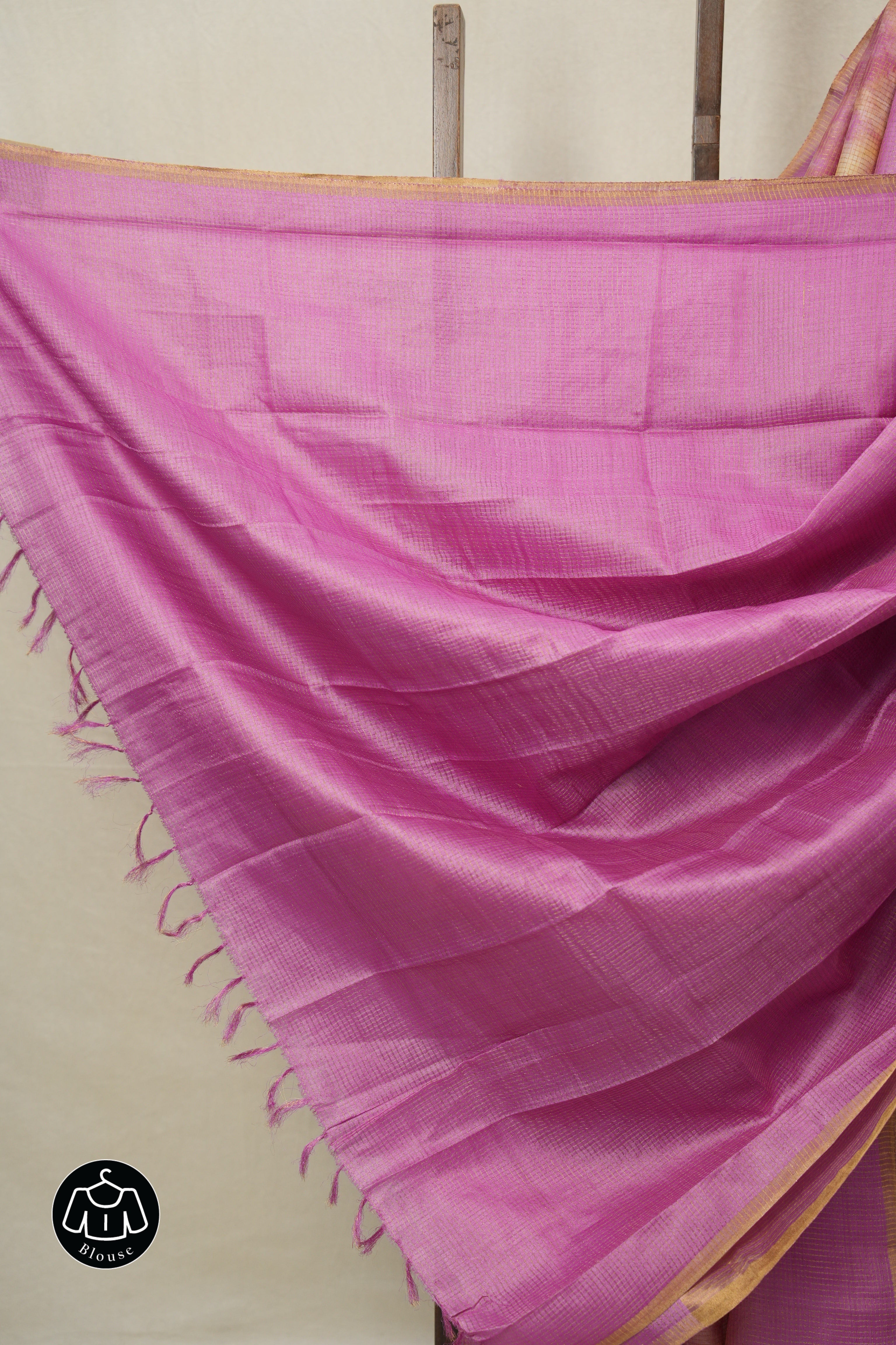 Pink Multicolor Tussar Silk Saree - SRPMTSS1761