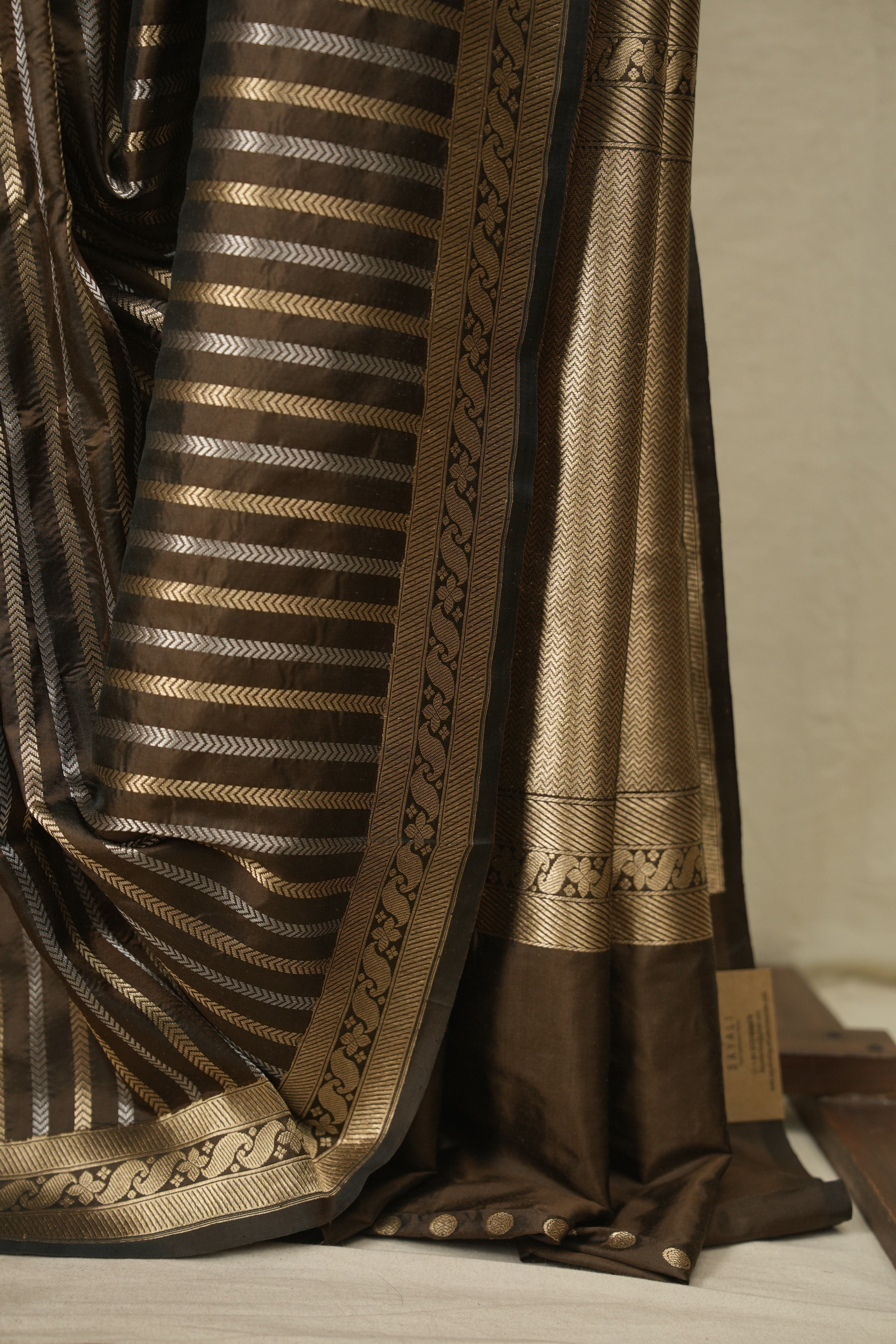 Coffee Brown Banarasi Silk Saree - SRCBBSS997