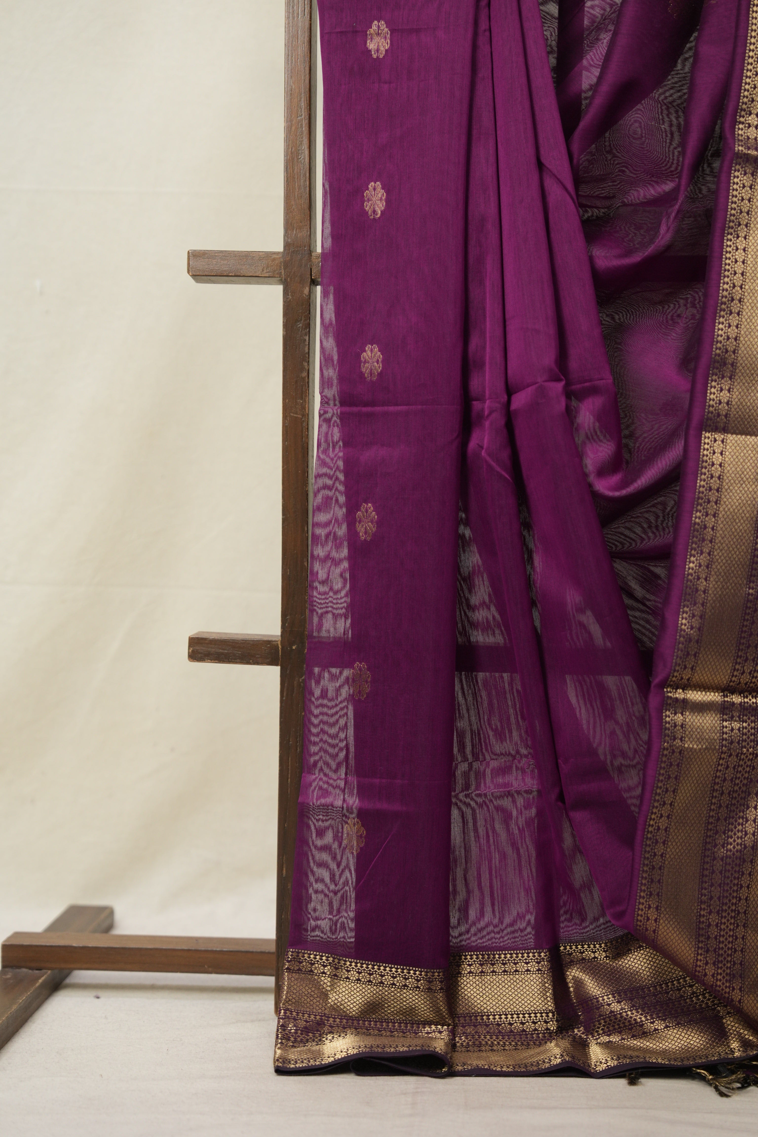 Magenta Maheshwari Saree - SRMMS943