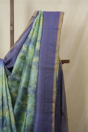 Blue Multicolor Tussar Silk Saree - SRBMTSS1760