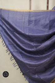 Blue Multicolor Tussar Silk Saree - SRBMTSS1760