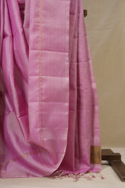 Pink Soft Silk Saree - SRPSSS427