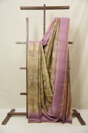 Dusty Pink Multicolor Tussar Silk Saree - SRDPMTSS1763