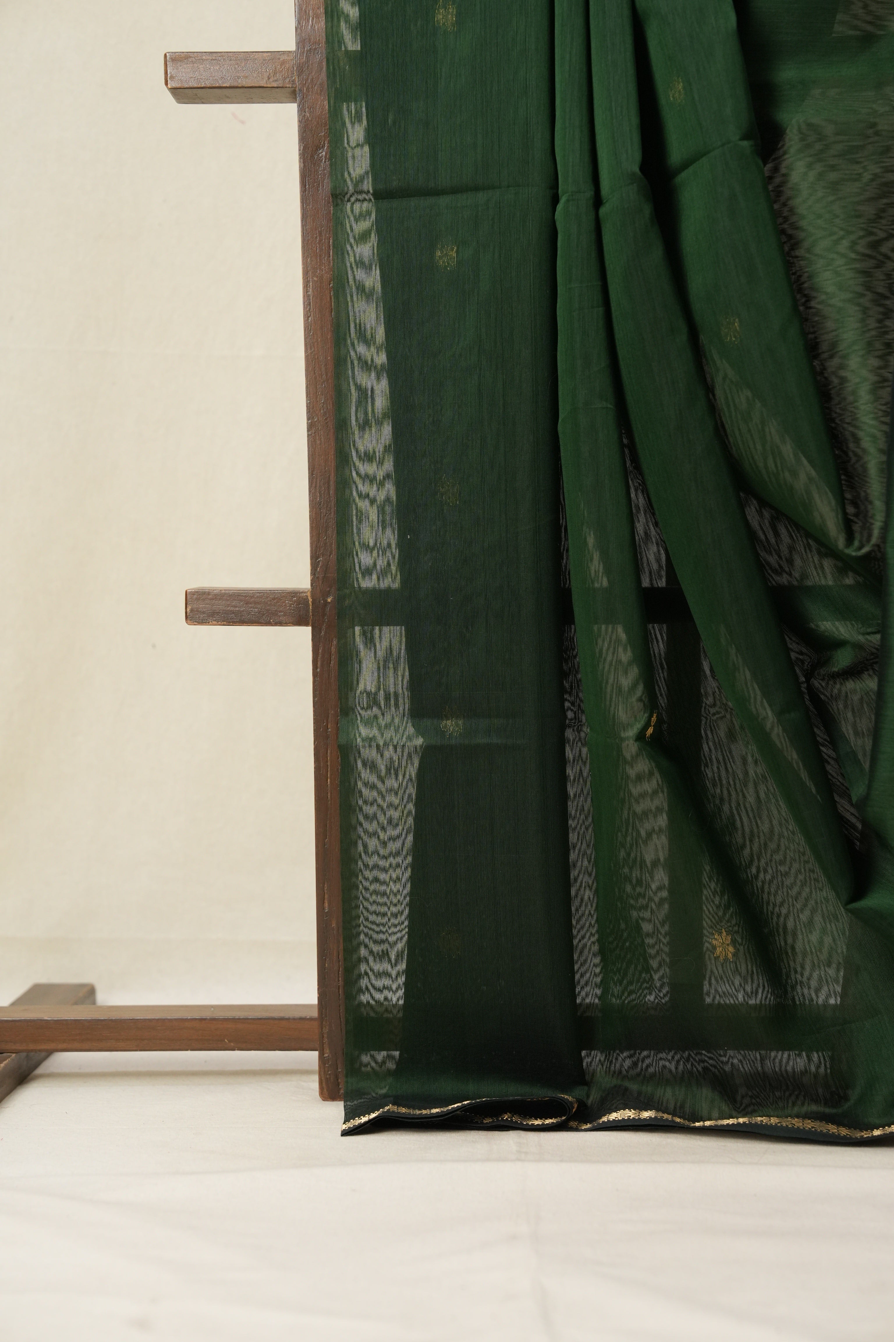 Green Maheshwari Saree - SRGMS655