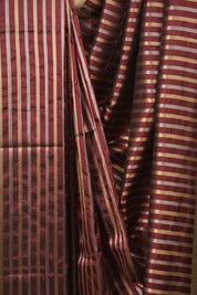 Maroon Banarasi Silk Saree - SRMBSS996