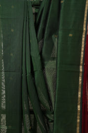 Green Maheshwari Saree - SRGMS655