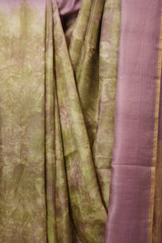 Dusty Pink Multicolor Tussar Silk Saree - SRDPMTSS1763