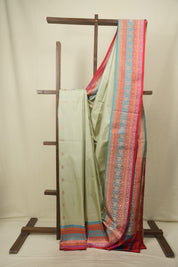 Mint Banarasi Silk Saree - SRMBSS995