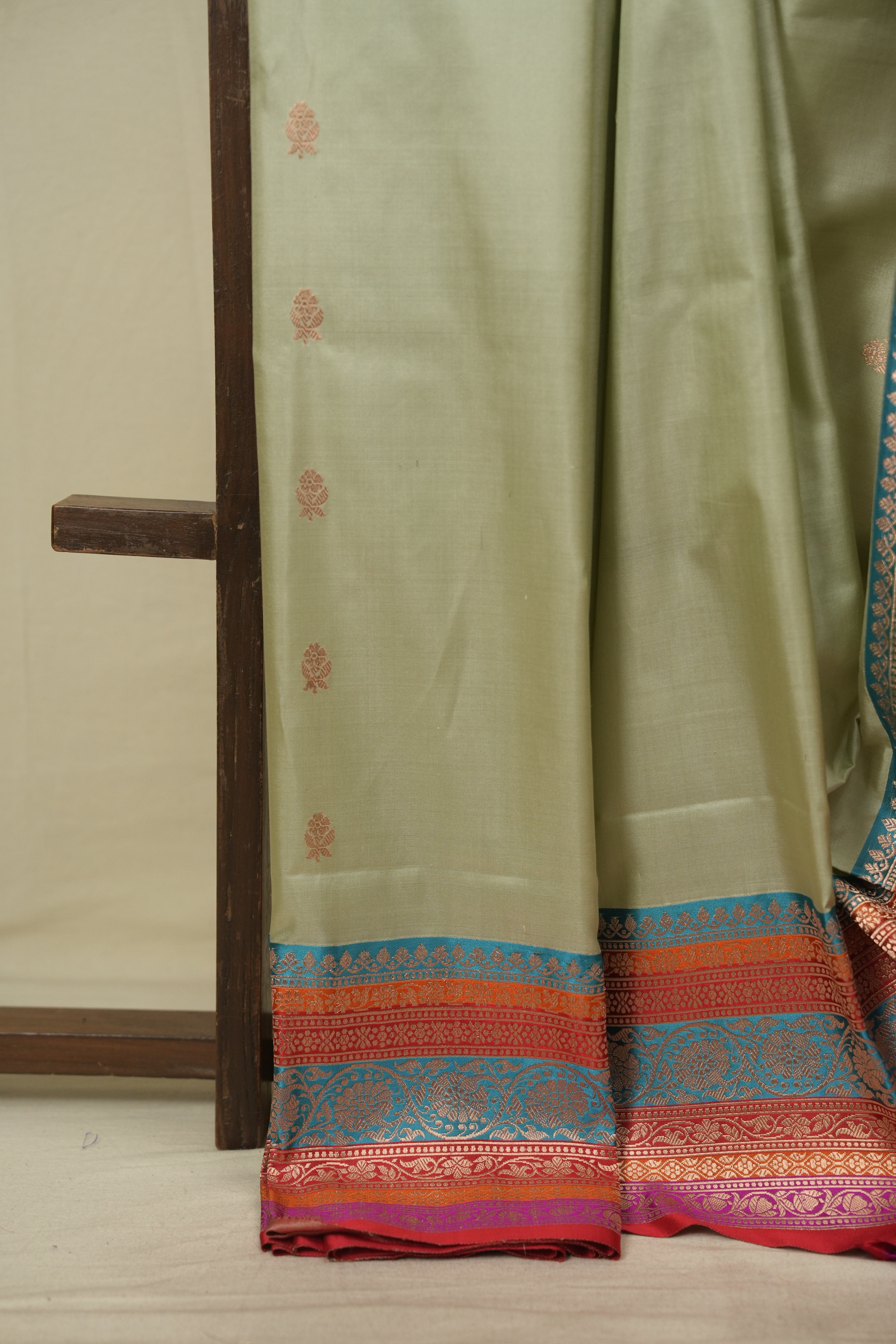 Mint Banarasi Silk Saree - SRMBSS995