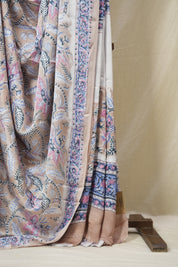 Beige HBP Modal Silk Saree - SRBMSS570