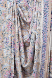 Beige HBP Modal Silk Saree - SRBMSS570
