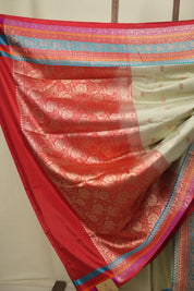Mint Banarasi Silk Saree - SRMBSS995