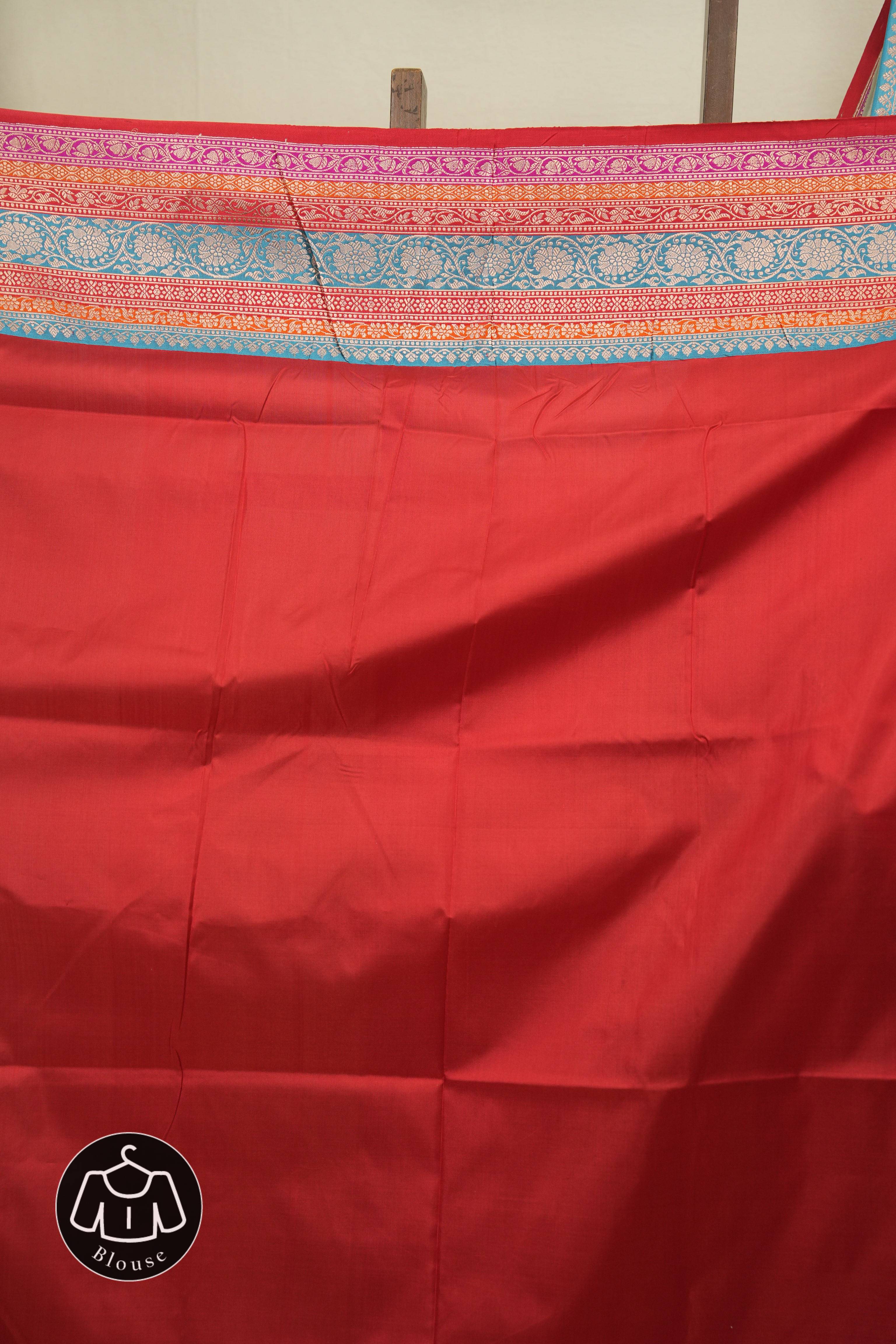 Mint Banarasi Silk Saree - SRMBSS995