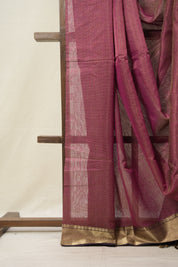 Magenta Maheshwari Tissue Saree - SRMMTS719
