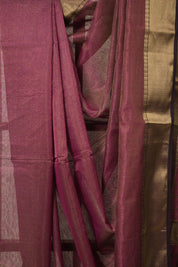 Magenta Maheshwari Tissue Saree - SRMMTS719