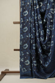 Black Blue HBP Modal Silk Saree - SRBBMSS508