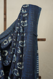 Black Blue HBP Modal Silk Saree - SRBBMSS508