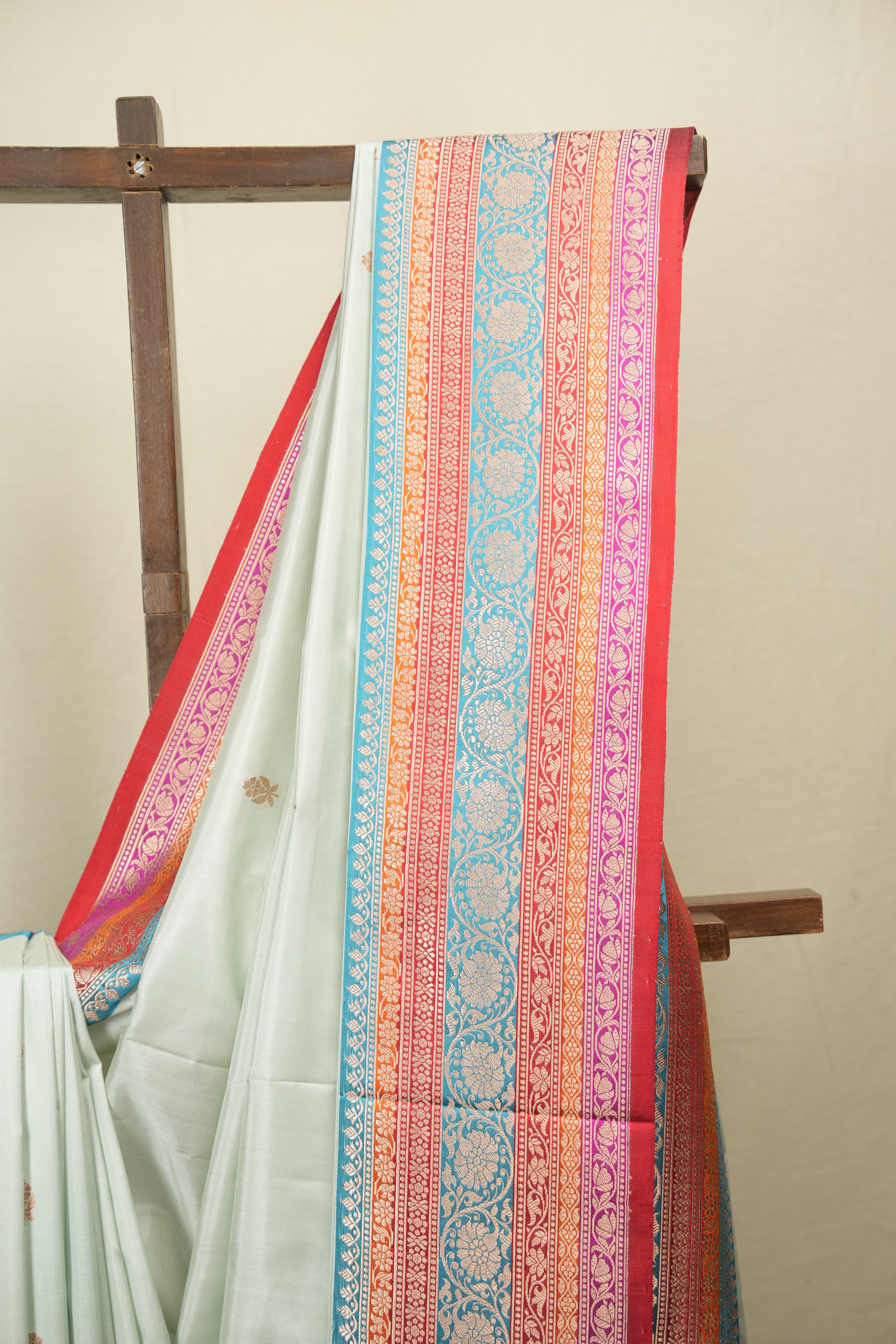 Sea Blue Banarasi Silk Saree - SRSBBSS992
