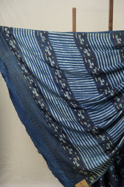 Black Blue HBP Modal Silk Saree - SRBBMSS508