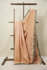 Baby Pink Maheshwari Tissue Saree - SRBPMTS718