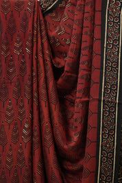 Maroon HBP Modal Silk Saree - SRMMSS569