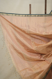 Baby Pink Maheshwari Tissue Saree - SRBPMTS718