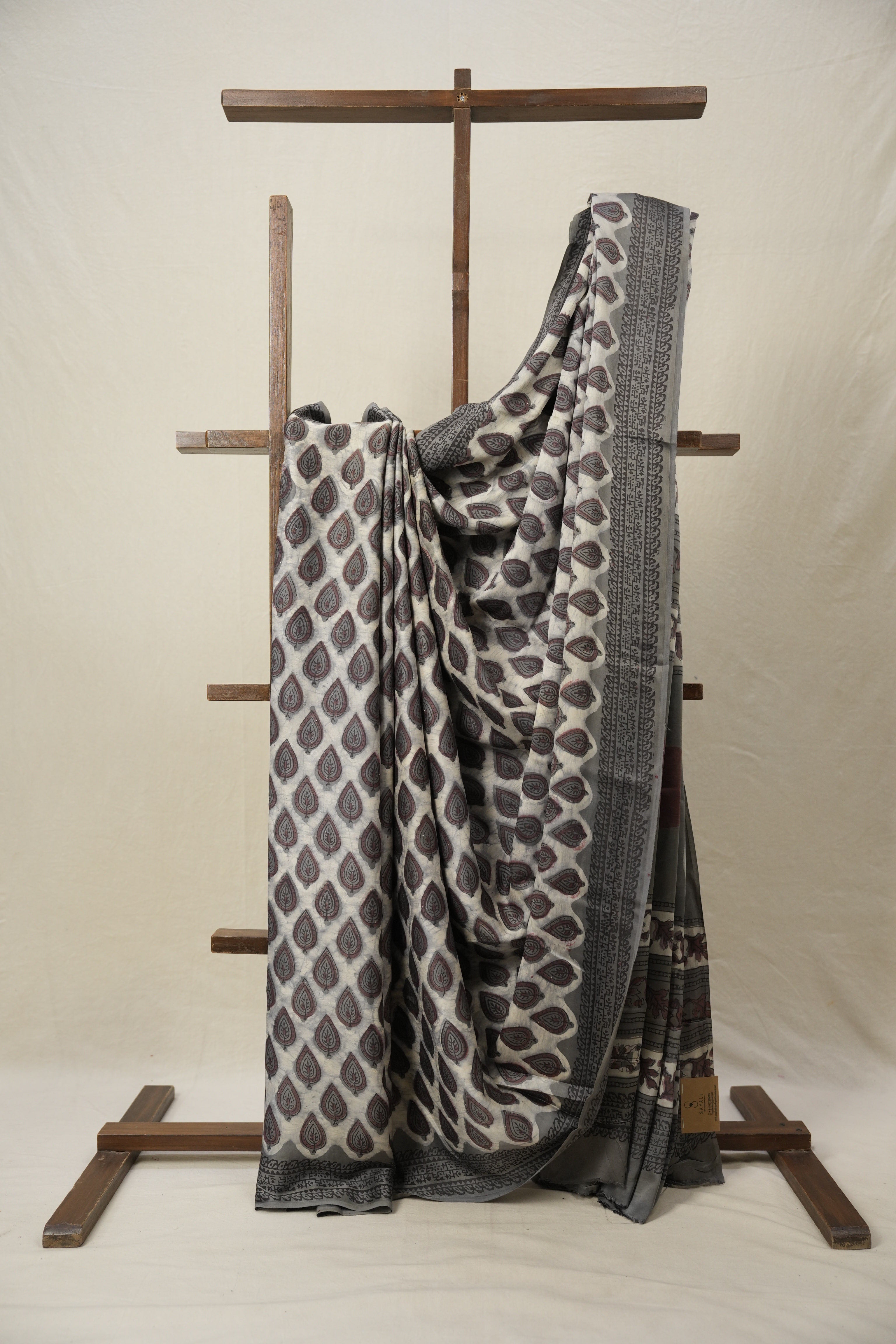Slate Grey HBP Modal Silk Saree - SRSGMSS507