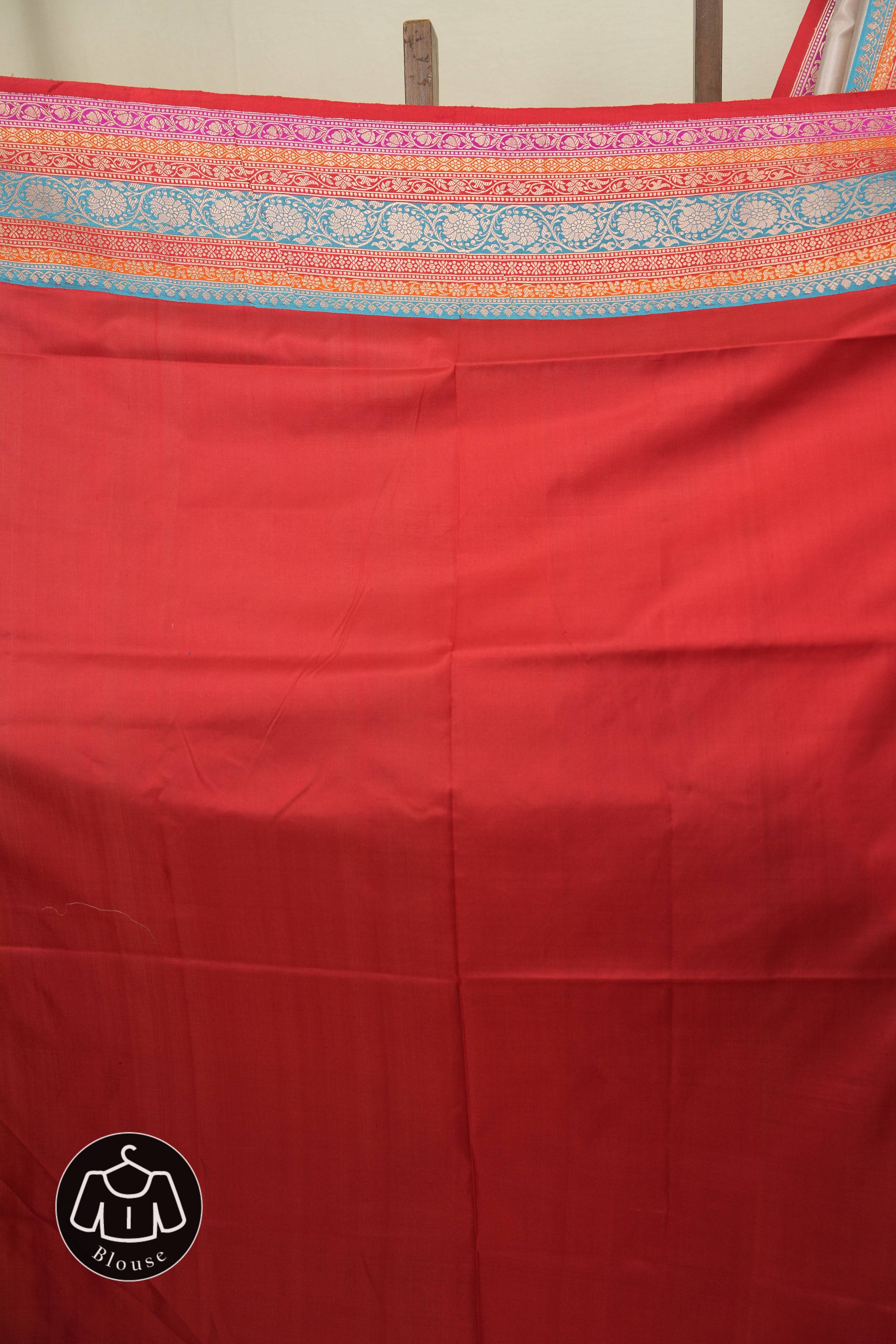 Cream Banarasi Silk Saree - SRCBSS993